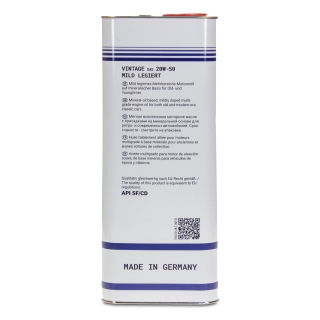 Öl Motor - Engine Oil  20W-50  Classic-Vintage