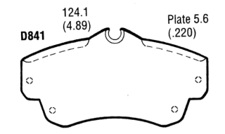 Bremsklötze Vorne - Brakepads Front  PT Cruiser 01-03