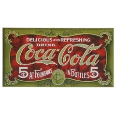Blechschild - Tin Sign  Coca Cola
