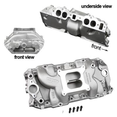 Ansaugbrücke - Intake Manifold  Chevy BB Oval